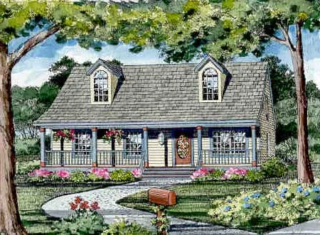 Full Rendering for House Plan #620401