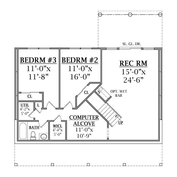 Basement Plan for House Plan #620401
