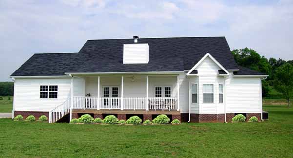 Rear Elevation for House Plan #623971
