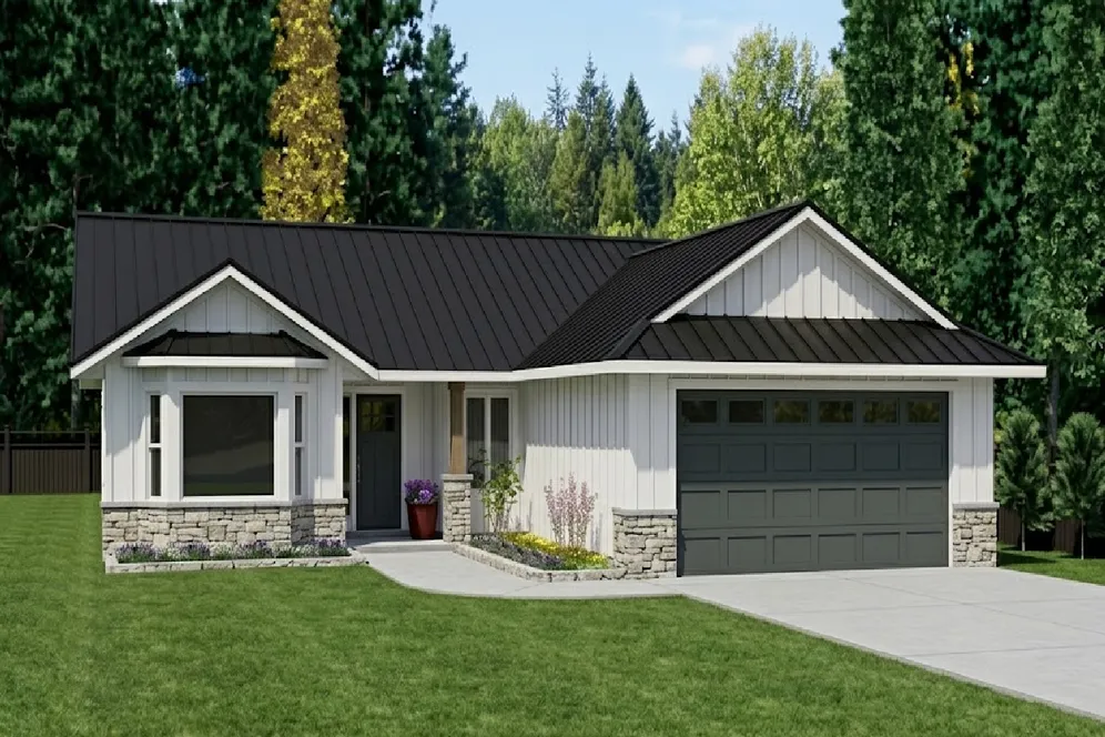 Full Rendering for House Plan #201064