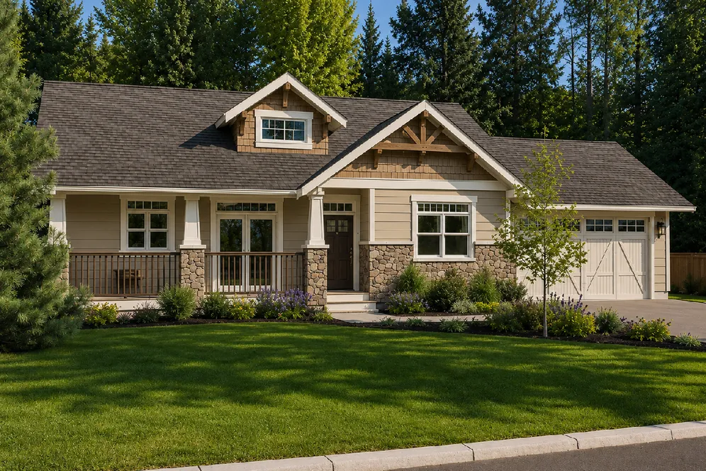 Full Rendering for House Plan #108080