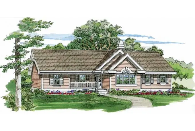 Full Rendering for House Plan #515621