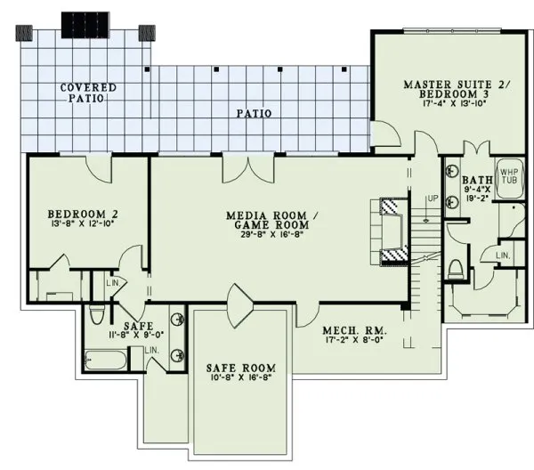 Basement Plan for House Plan #314753
