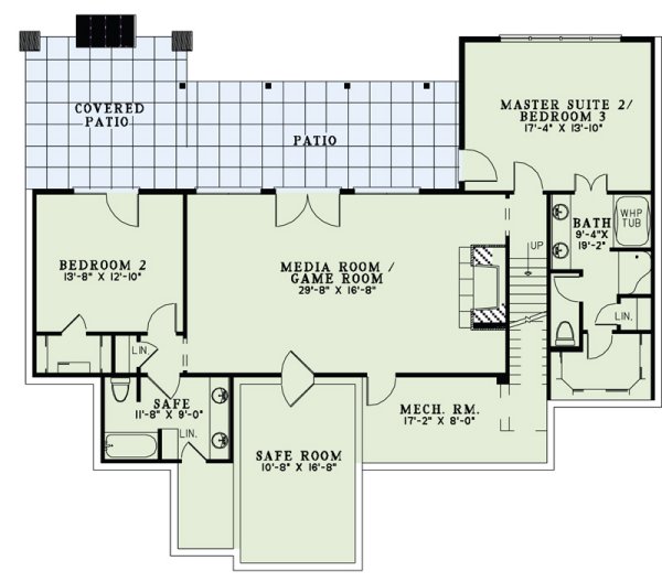 Basement Plan for House Plan #314753