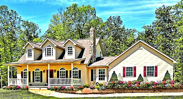 Full Rendering for House Plan #625491
