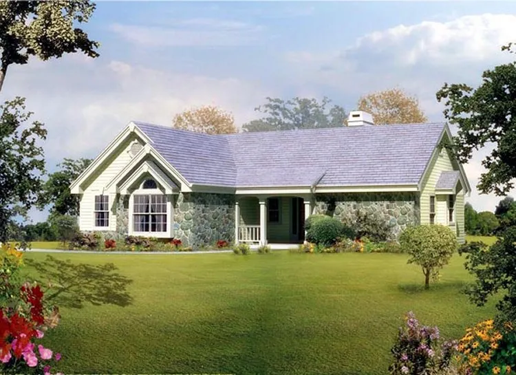 Full Rendering for House Plan #638421