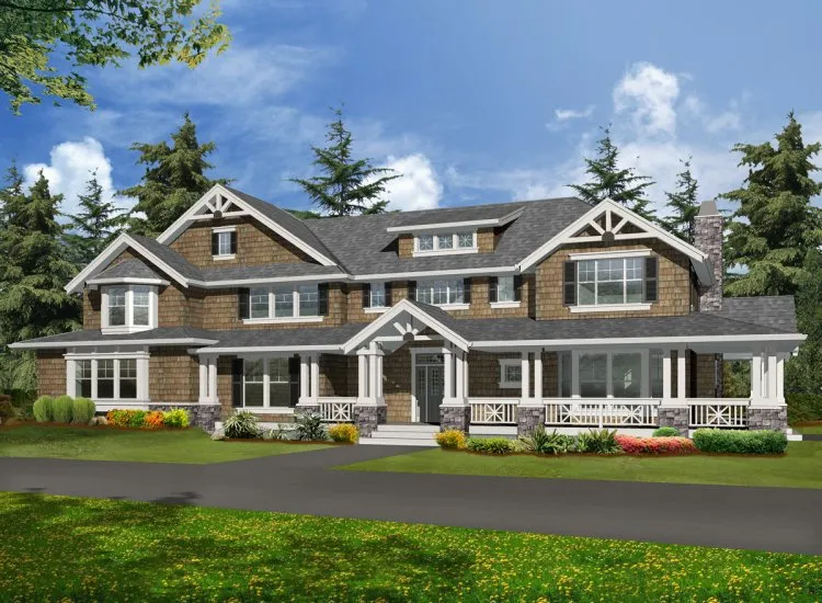 Full Rendering for House Plan #338553