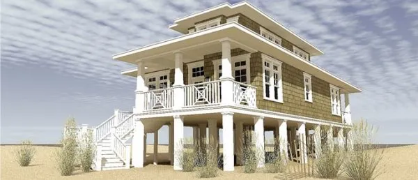 Full Rendering for House Plan #661851