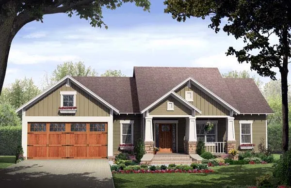 Full Rendering for House Plan #219052