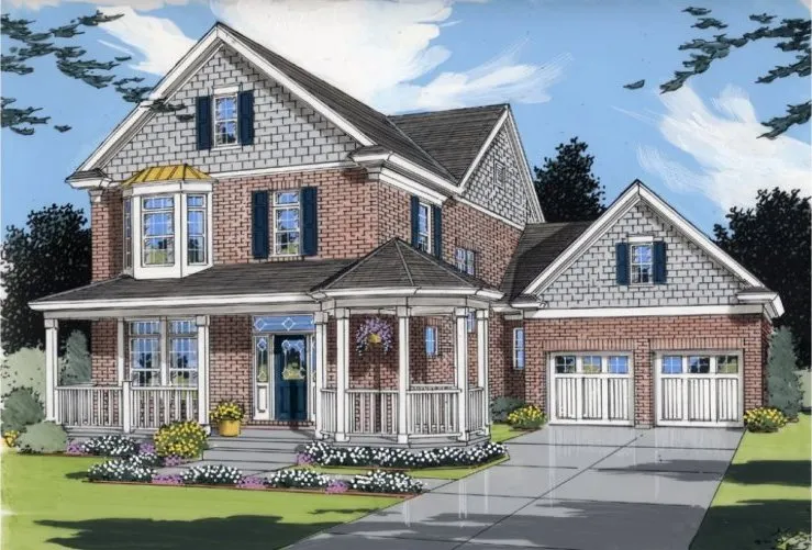 Full Rendering for House Plan #532652