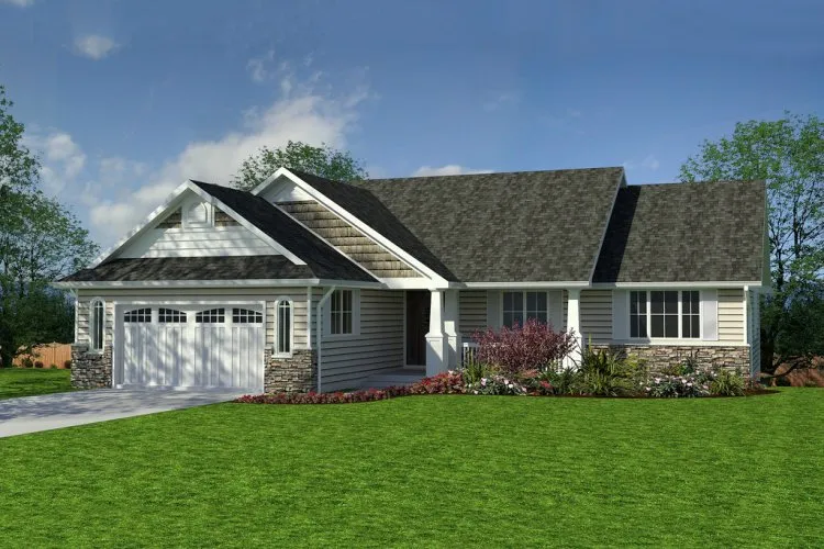 Full Rendering for House Plan #133681