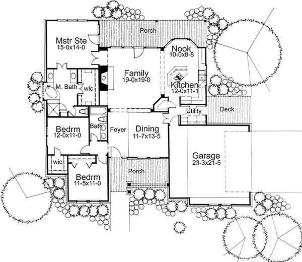 Main Floor Plan for House Plan #649771