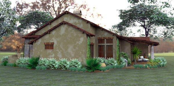 Right Elevation for House Plan #640871