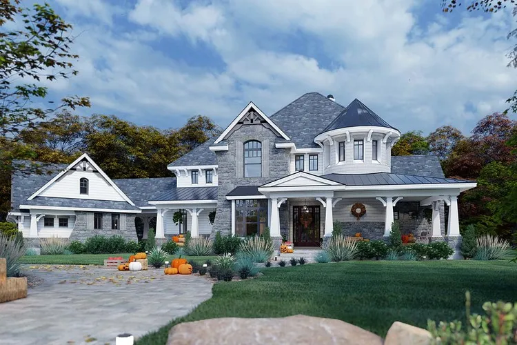 Full Rendering for House Plan #649433