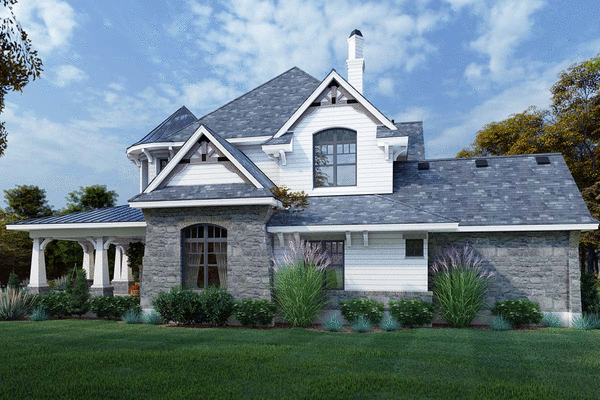 Right Elevation for House Plan #649433