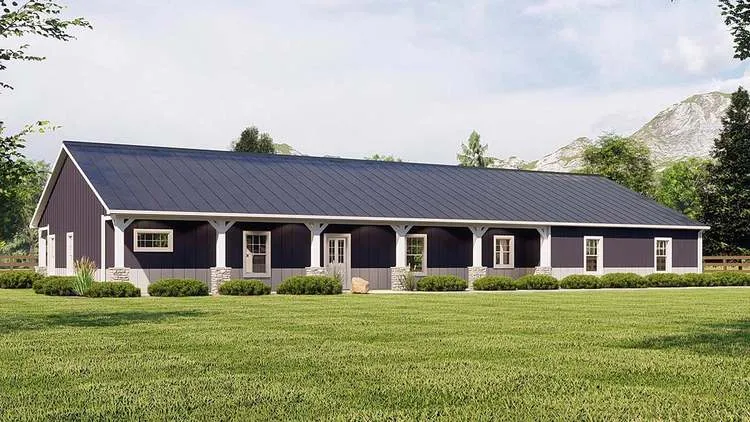 Full Rendering for House Plan #753081