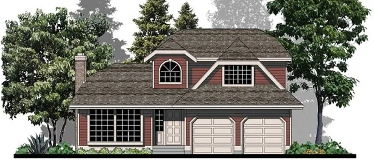 Full Rendering for House Plan #506571