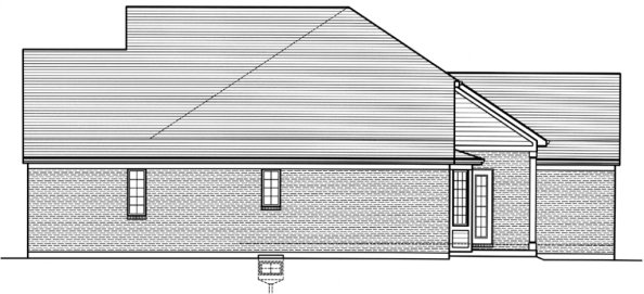 Right Elevation for House Plan #536491