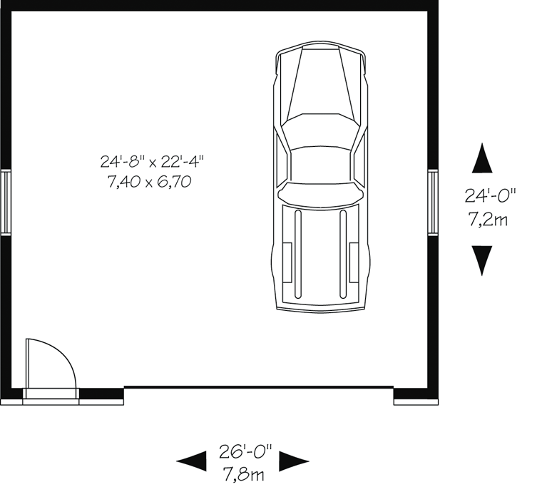 Main Floor Plan for House Plan #144792