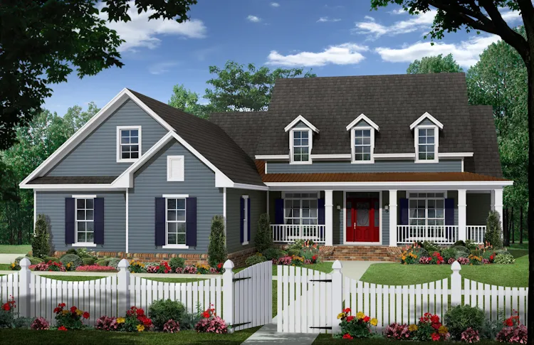 Full Rendering for House Plan #211052