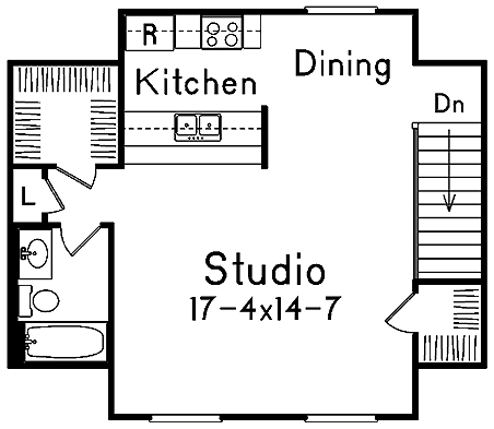 Second Floor Plan for House Plan #639611