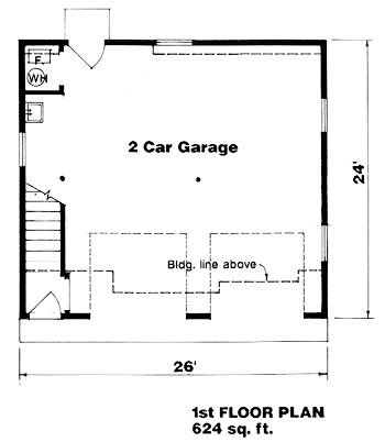 Second Floor Plan for House Plan #364211