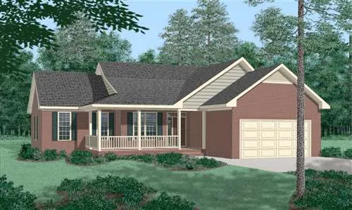 Full Rendering for House Plan #650641