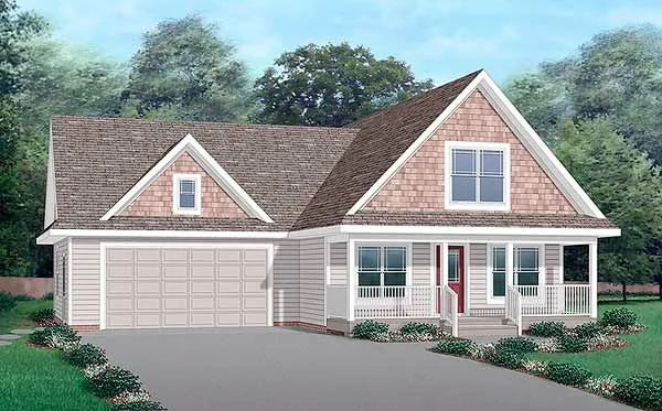 Full Rendering for House Plan #657941