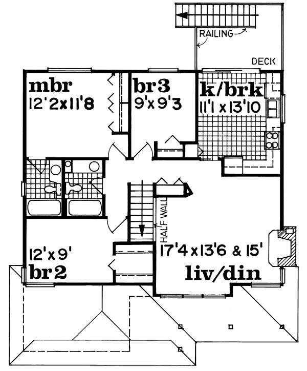 Main Floor Plan for House Plan #513991