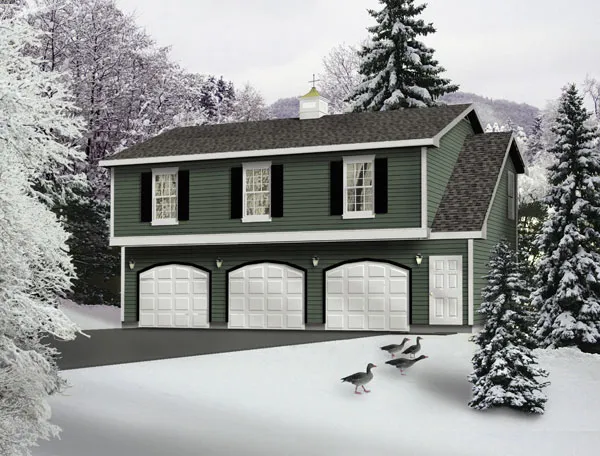 Full Rendering for House Plan #418402