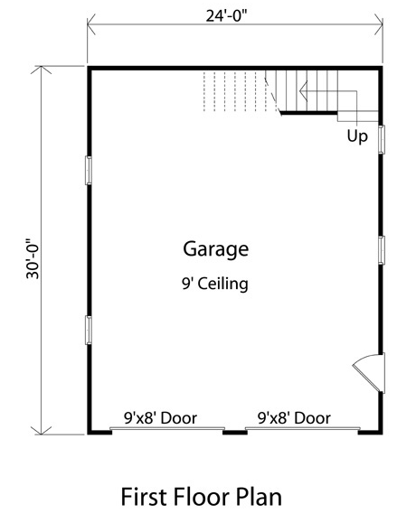 Main Floor Plan for House Plan #410801