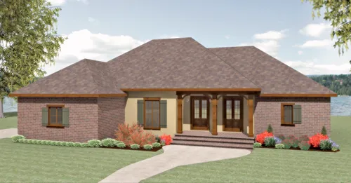Full Rendering for House Plan #431922