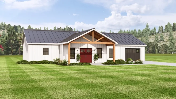 Full Rendering for House Plan #750841