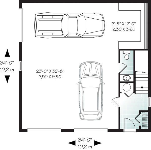 Main Floor Plan for House Plan #143893