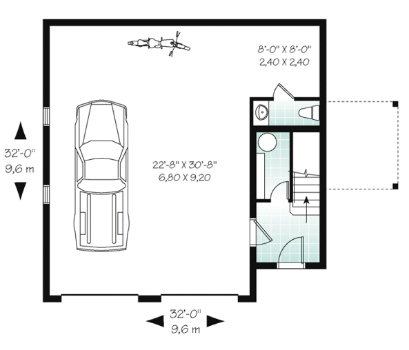 Main Floor Plan for House Plan #143393