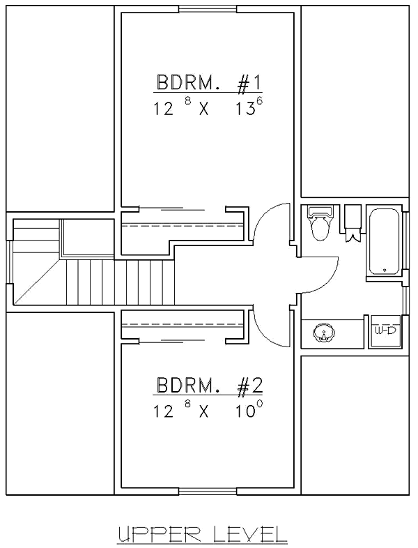 Second Floor Plan for House Plan #450159