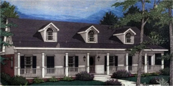 Full Rendering for House Plan #436512