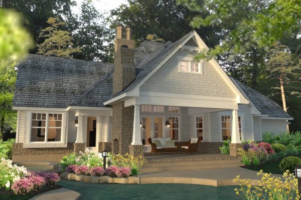Rear Elevation for House Plan #645752