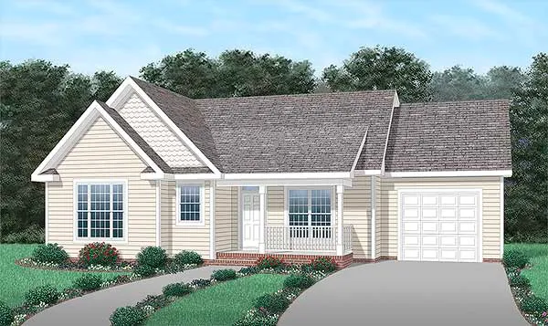 Full Rendering for House Plan #658141