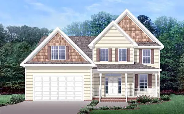 Full Rendering for House Plan #653081