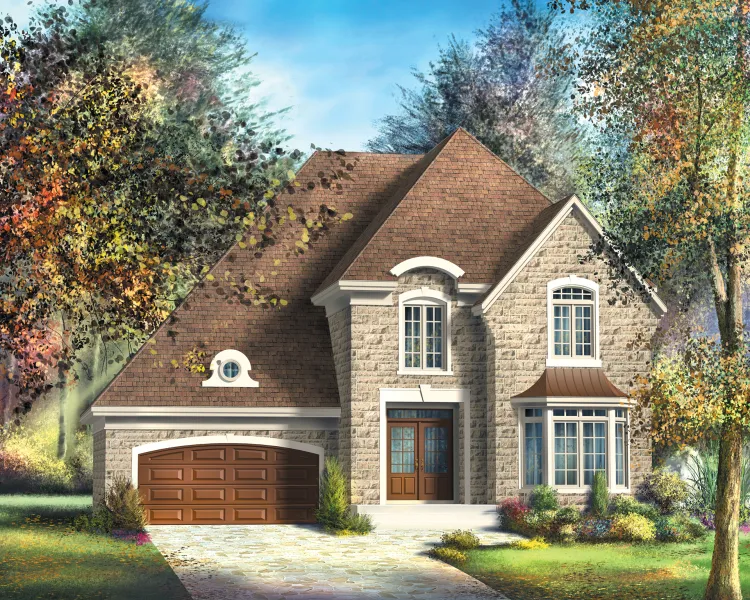 Full Rendering for House Plan #175352