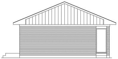 Right Elevation for House Plan #630001