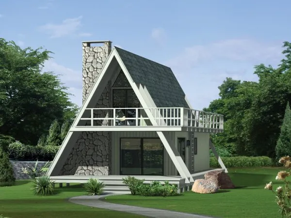 Full Rendering for House Plan #632721