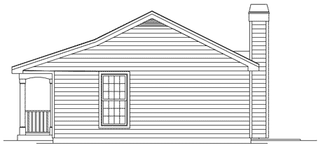Right Elevation for House Plan #630576