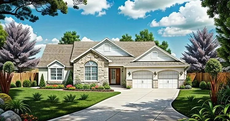 Full Rendering for House Plan #359441