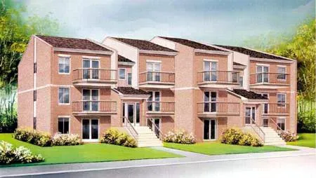 Full Rendering for House Plan #171515