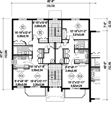 Third Floor Plan for House Plan #171515