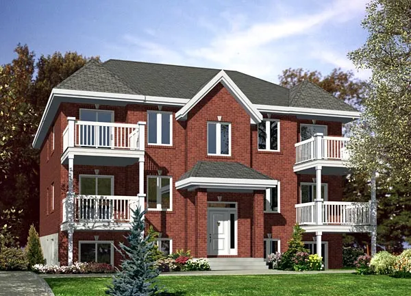 Full Rendering for House Plan #428955