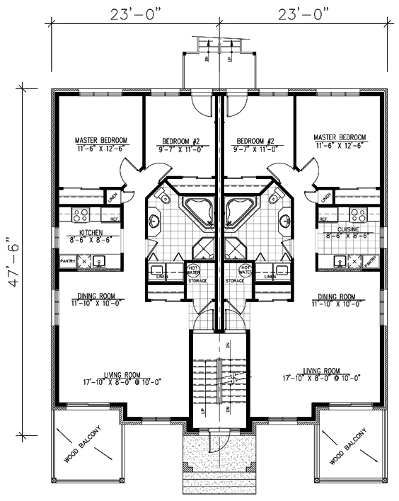 Main Floor Plan for House Plan #428955