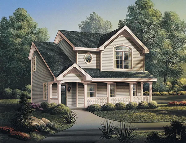 Full Rendering for House Plan #630929